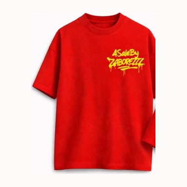 All Grams No Scams Tee, Red, front
